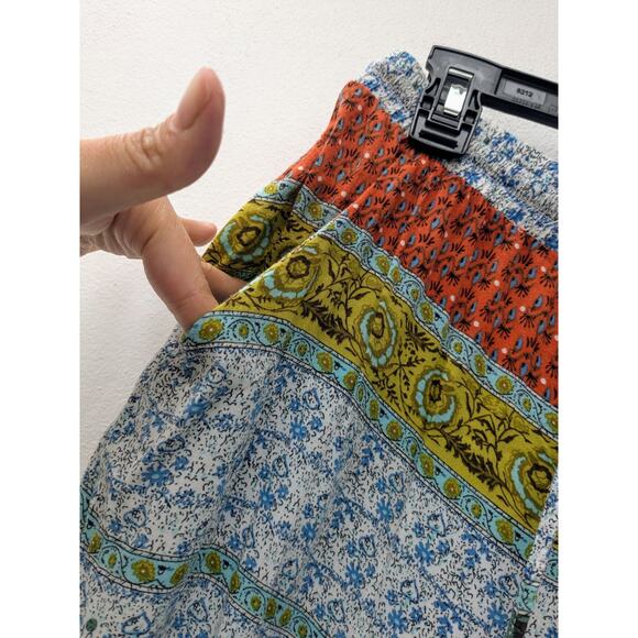 Artisan De Lux Women's Pants Paisley High Waist Pull On Multicolor Size Medium - Picture 4 of 10